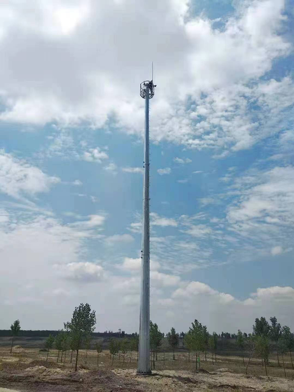 A torre monotubo possui uma estrutura simples e razoável