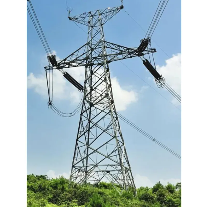 Torre de energia com estrutura de aço desempenha um papel vital na engenharia de energia