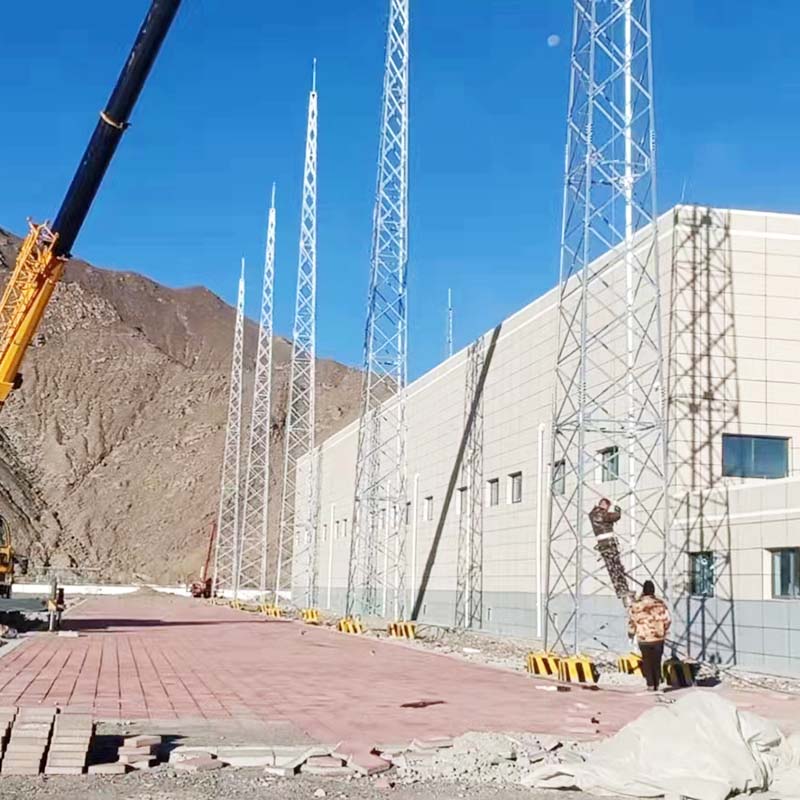 220KV torre independente de proteção contra raios de 30 metros