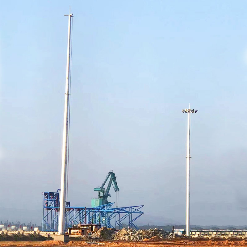 Torre de tubo único de comunicação