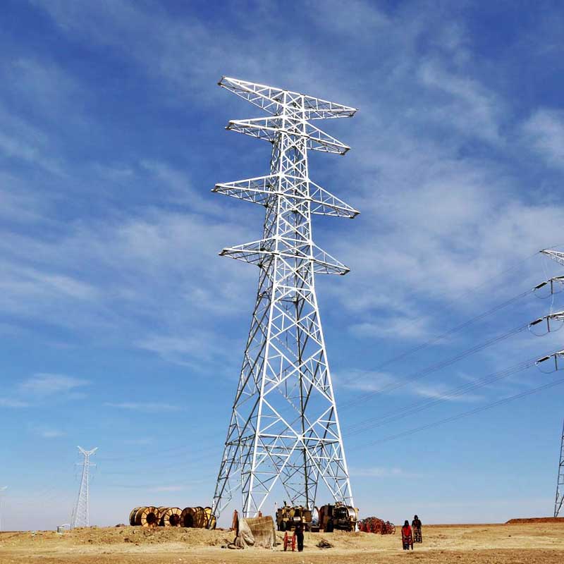 Torre de energia de rede de alta tensão