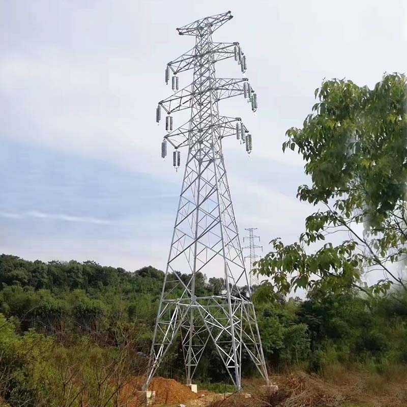 Torre de tubo de aço galvanizado por imersão a quente